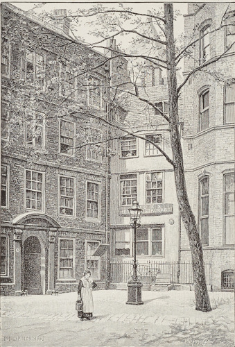 The back of Dick’s Coffee House from Hare Court, 1889 (MT/19/ILL/E/E5/1)