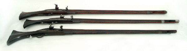 English matchlock muskets renovated in 1642, c.1600-c.1630