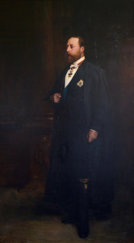 Portrait of Albert Edward, Prince of Wales in a Bencher’s gown, 1884