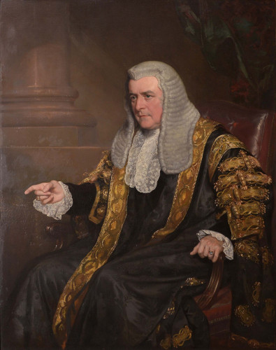 Portrait of Richard Bethell, 1st Baron Westbury (1800-1873), legal reformer