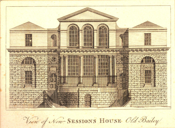 New Sessions House, Old Bailey, 1748 © The Trustees of the British Museum