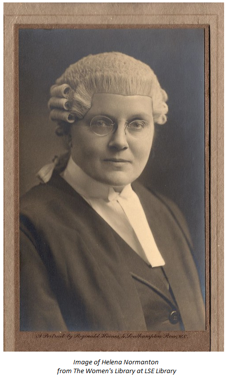 Image of Helena Normanton from The Women's Library at LSE Library