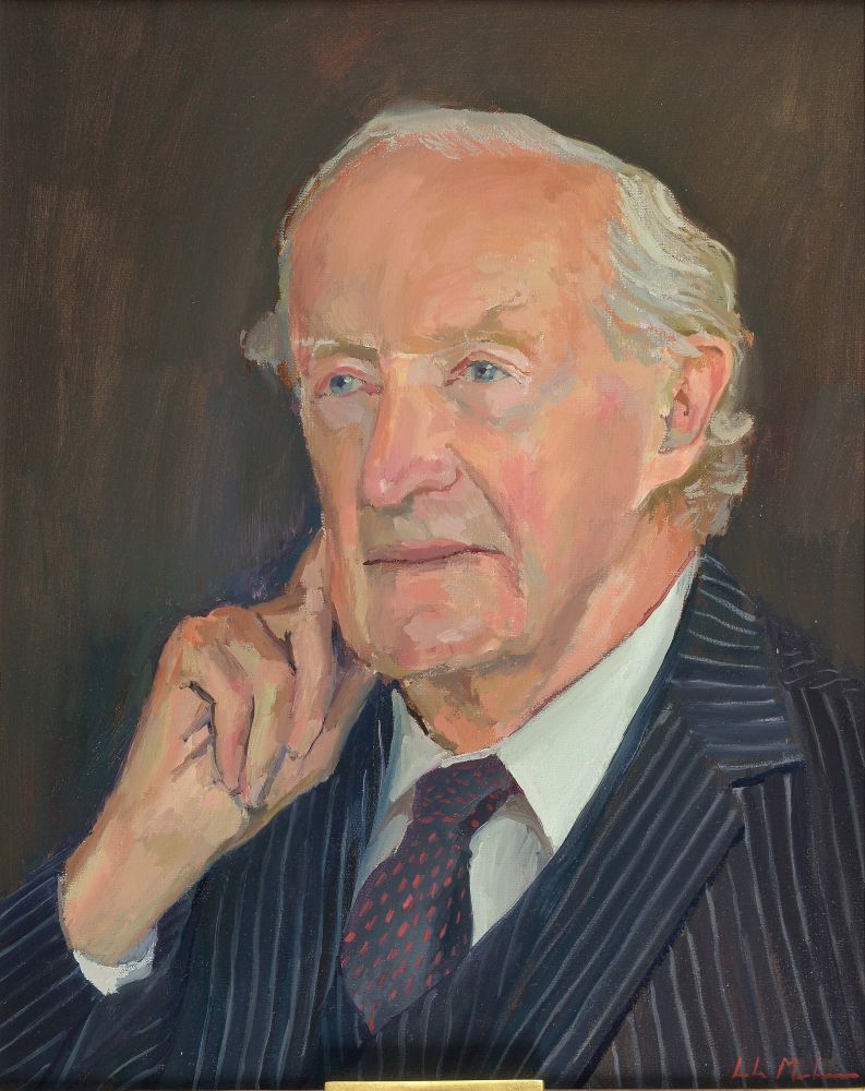 Portrait of Lord Wilberforce, Autumn Reader 1976, painted by Luke Martineau, 2001