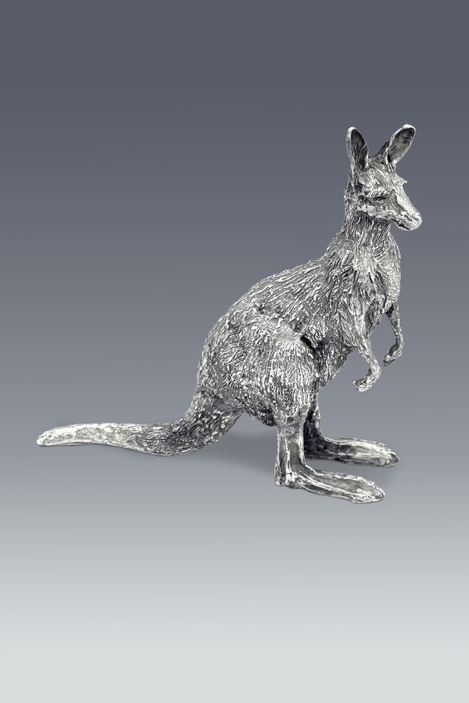 Silver kangaroo, donated by Master Windeyer in 1976