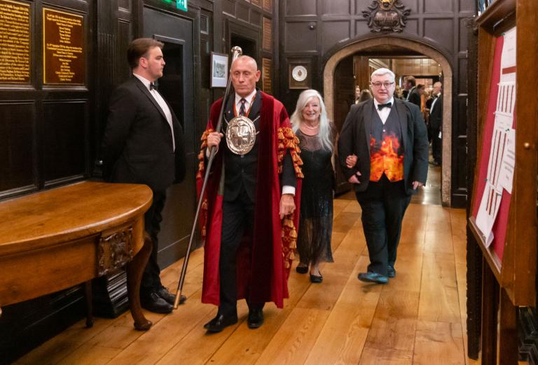 Procession into Hall
