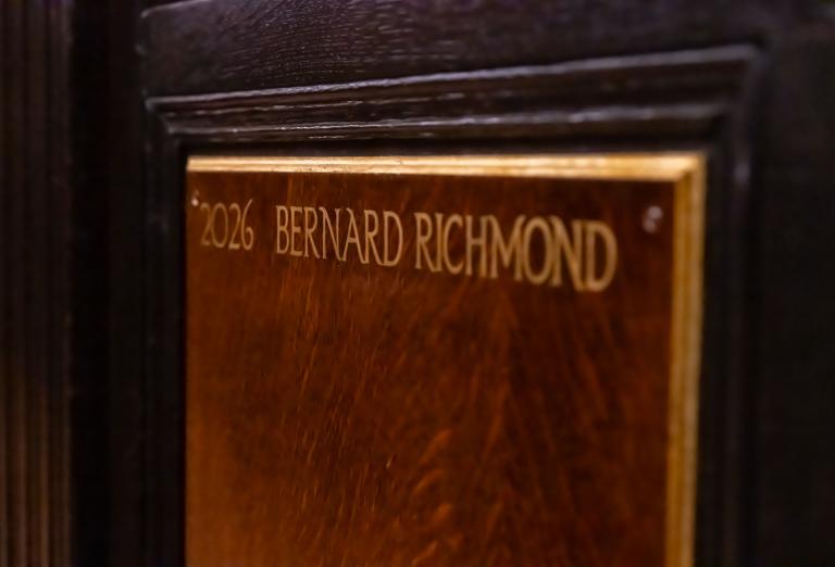 Bernard Richmond KC's Plaque 