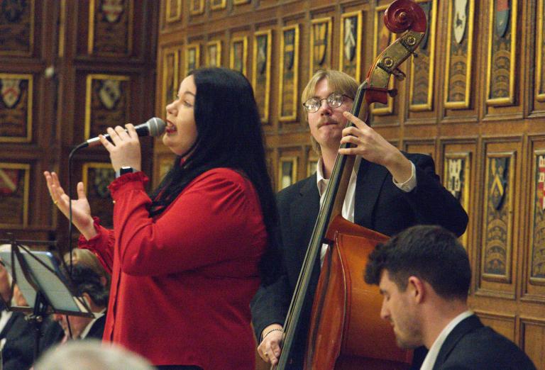 Students from the Guildhall School of Music, jazz musicians 