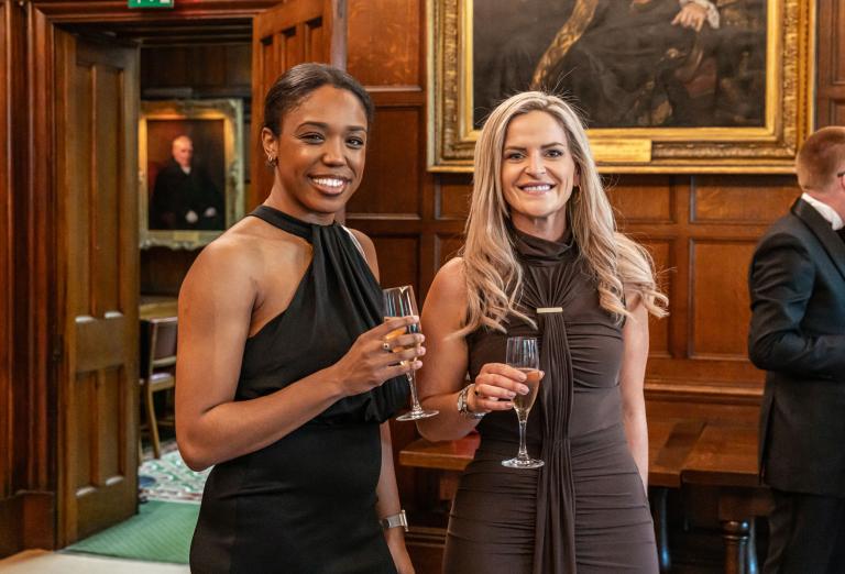 Guests enjoying the reception 