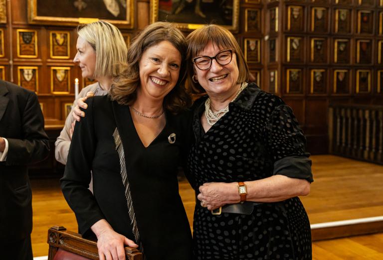 Mary Griffin, the Under Treasurer of the Honourable Society of King's Inns in Dublin and Christa Richmond 