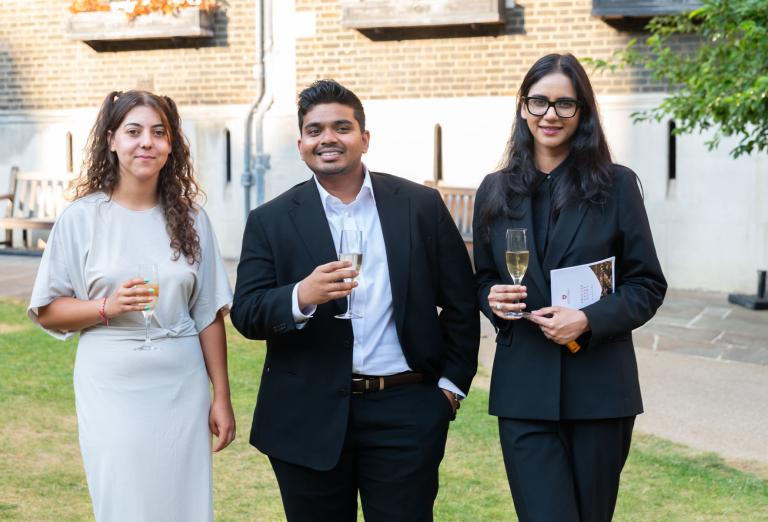 Guests at drinks