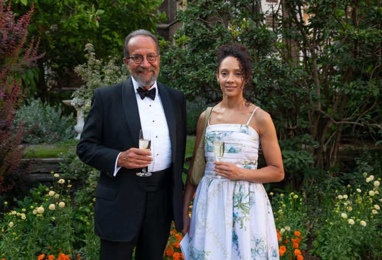Master Jeffrey Golden and actress Camilla Beeput