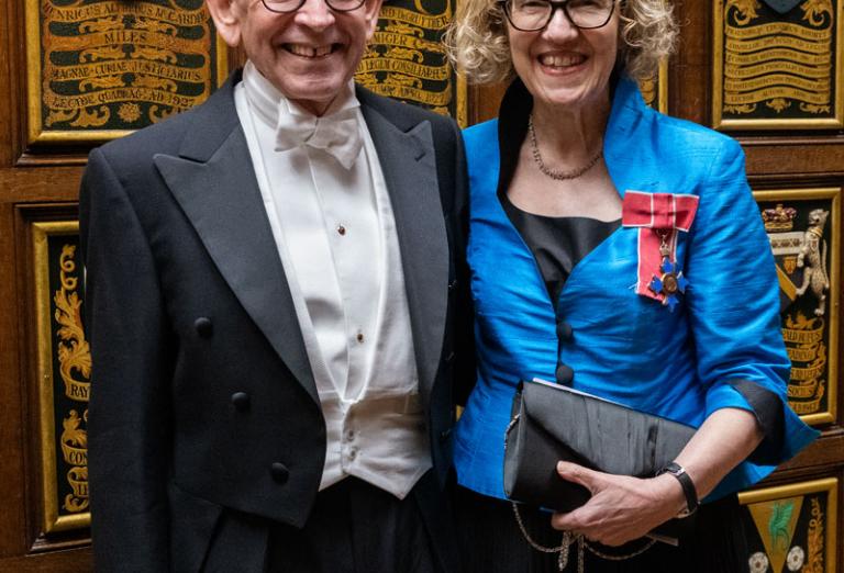 Professor Charles Kelly and The Rt Hon Lady Justice Thirlwall DBE 