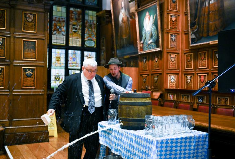 Master treasurer, Bernard Richmond 