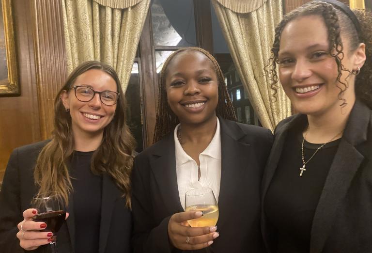 Scholars Anna Musker, Meyiwa Wood and Lydia O'Carroll